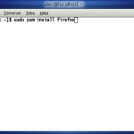 Yum Install Command in Terminal (GNOME)