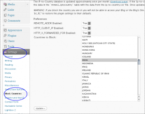 Making outdated block country plugin for Worpress work