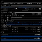 conky, Fedora 13, multiple configuration, CPU, GPU, RAM, SWAP, disk IO, temperature, processor load, system load